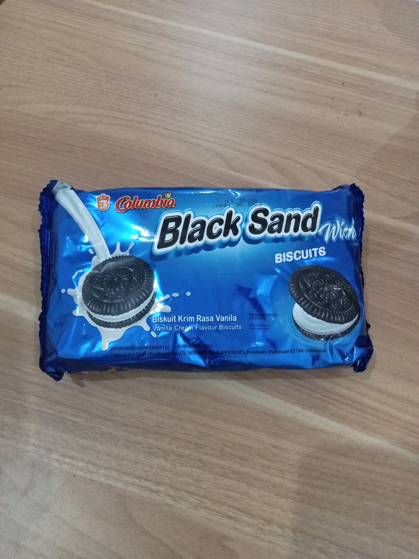 Black Sandwich Cookies 250 Gram