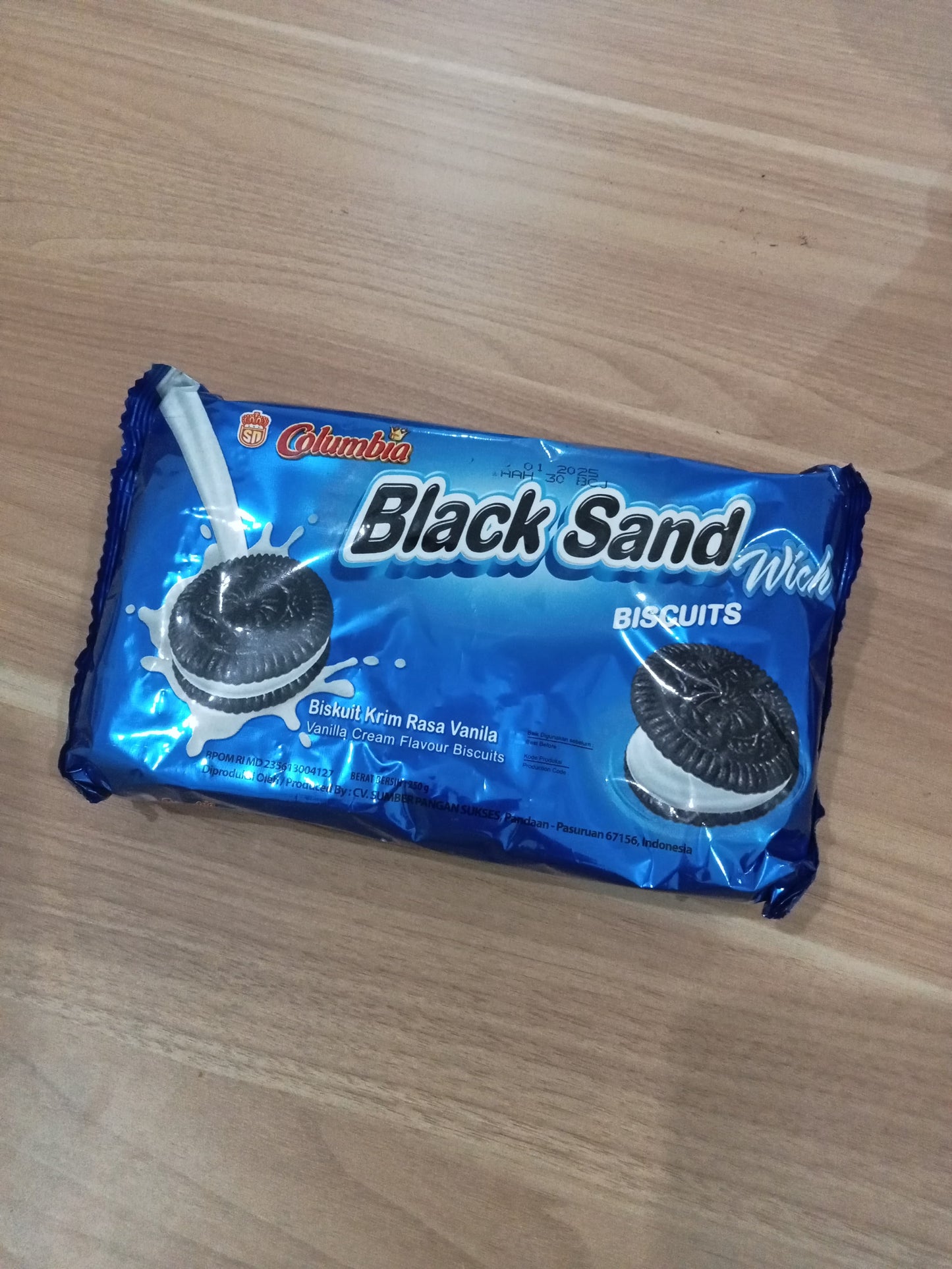 Black Sandwich Cookies 250 Gram