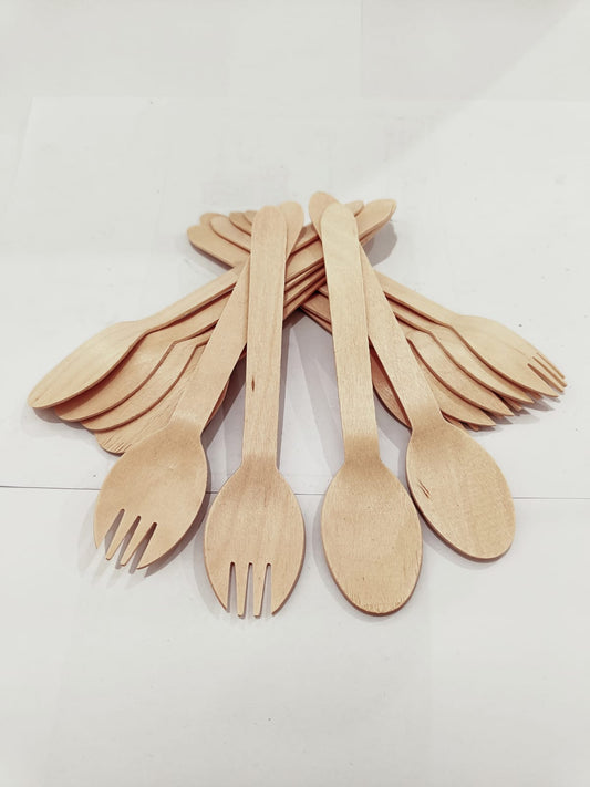 Wood Spoon and Fork