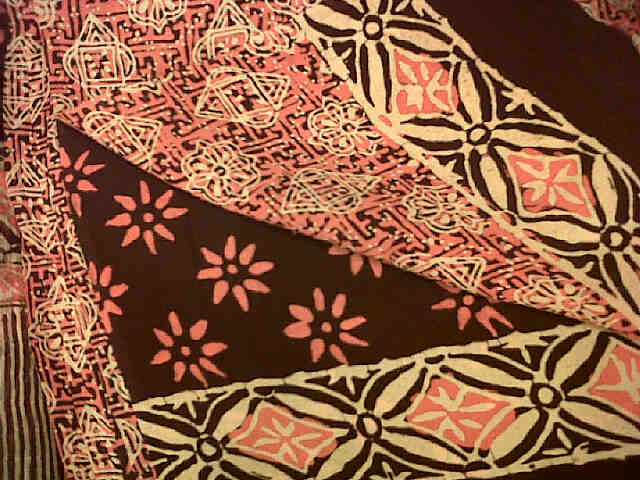 Batik Silk handwriting