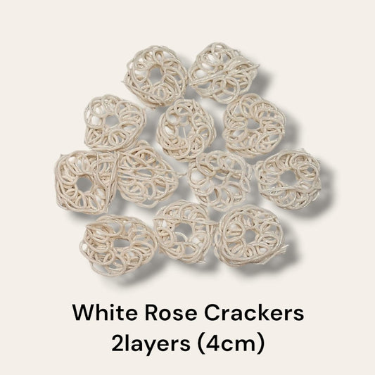 white rose crackers 2 layers (4cm)