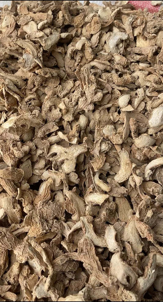 Slice dried ginger